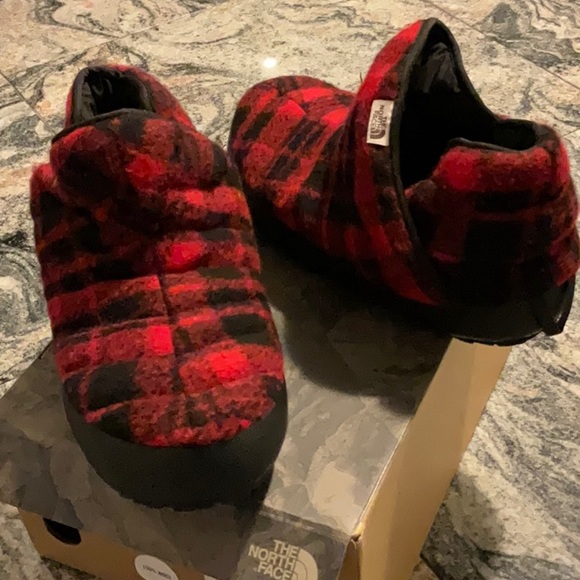 The North Face Thermoball Bootie Traction Wool TNF Booties Men Size 11 Slippers - Picture 2 of 16